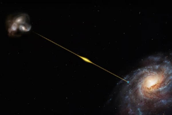 ستاره‌شناسان یک انفجار رادیویی را مربوط به ۸ میلیارد سال پیش شناسایی کردند.
