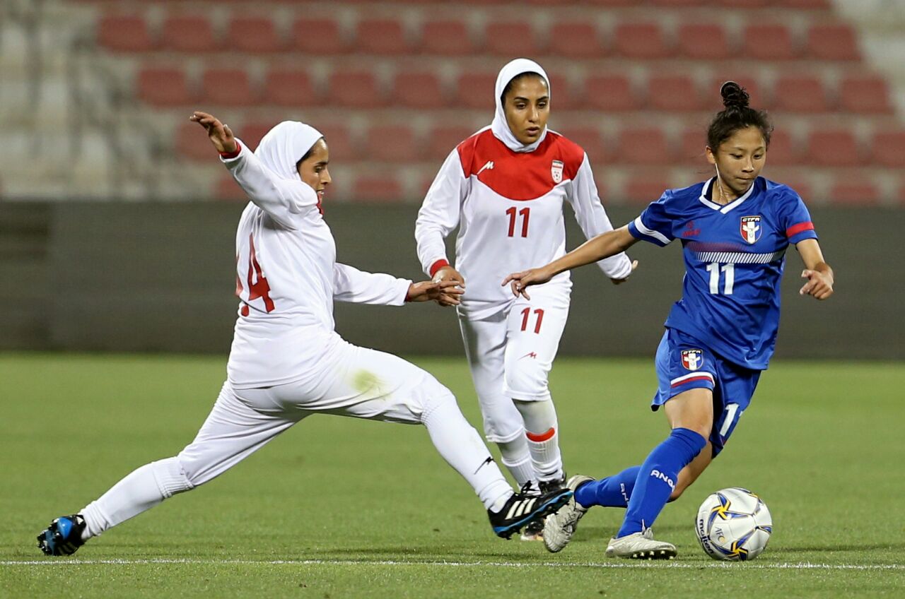 تساوی زنان فوتبالیست ایران و چین‌تاپیه در انتخابی المپیک