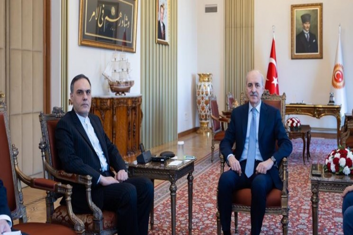 سفیر ایران با رئیس مجلس ملی کبیر ترکیه دیدار کرد