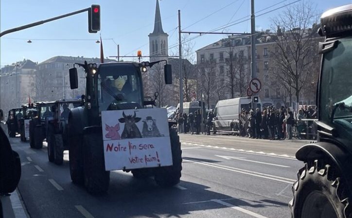 پیوستن معترضان جمهوری چک به  جمع اعتراض کشاورزان اروپایی