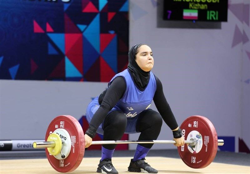 سه مدال برنز بانوی وزنه‌بردار ایران در قهرمانی آسیا